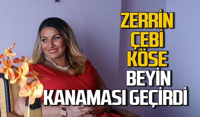 Zerrin Çebi Köse beyin kanaması geçirdi