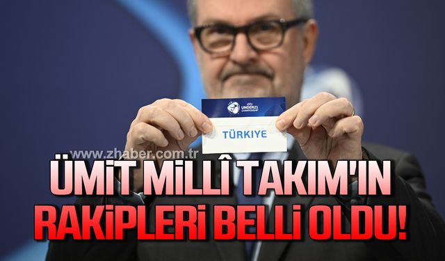 Ümit Millî Takım'ın rakipleri belli oldu