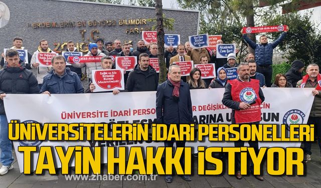 Üniversitelerin idari personelleri tayin hakkı istiyor!