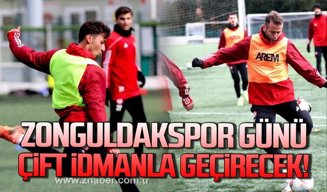 Temsilcimiz Zonguldakspor, günü çift idman yaparak geçirecek!