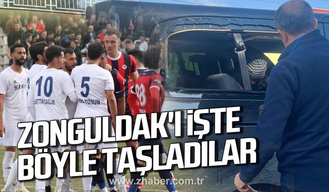 Zonguldak'ı Kırıkkale'de böyle taşladılar!