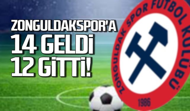 Zonguldakspor 14 oyuncuyu kadrosuna kattı! 12 oyuncu ile yolları ayırdı!