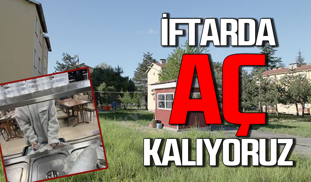 Öğrenciler böyle seslendi: "İftarda aç kalıyoruz"