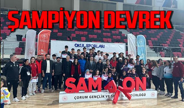 Şampiyon Devrek Türkiye Şampiyonası'nda!