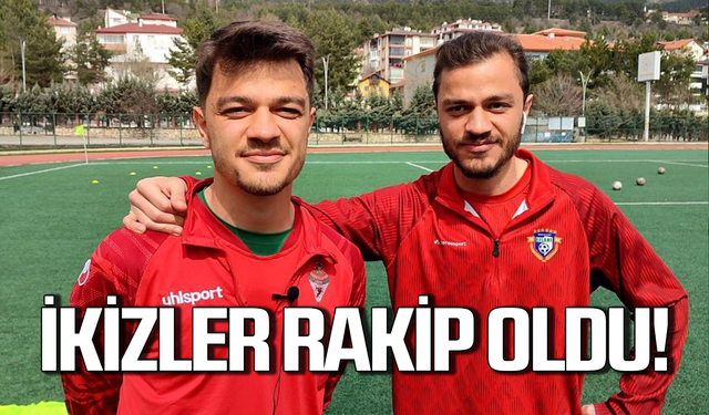 Yeşil sahalarda ilginç olay: İkizler rakip oldu!