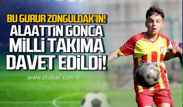 Bu gurur Zonguldak'ın! Alaattin Ege Gonca TFF tarafından U14 Milli Takımına davet edildi!