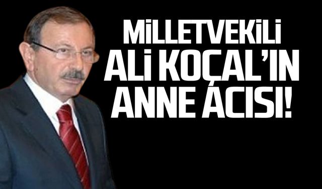 Milletvekili Ali Koçal'ın anne acısı!