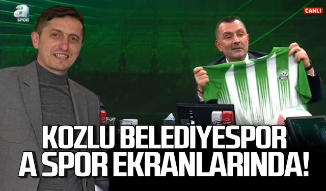 Özgür Kuru Kozlu Belediyespor'u ASpor'da tanıttı!