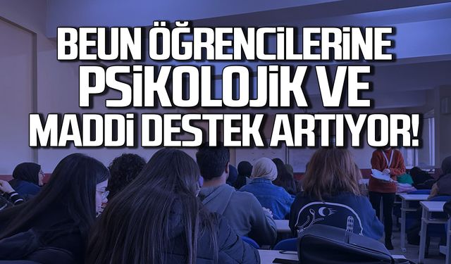 BEUN öğrencilerine psikolojik ve maddi destek!