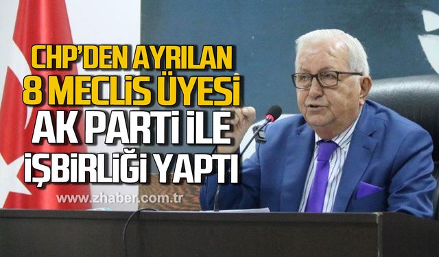 CHP'den ayrılan 8 meclis üyesi AK Parti ile iş birliği yaptı!