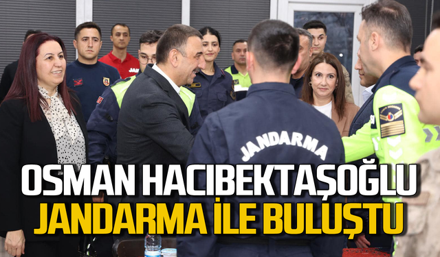 Vali Osman Hacıbektaşoğlu Jandarma ile buluştu