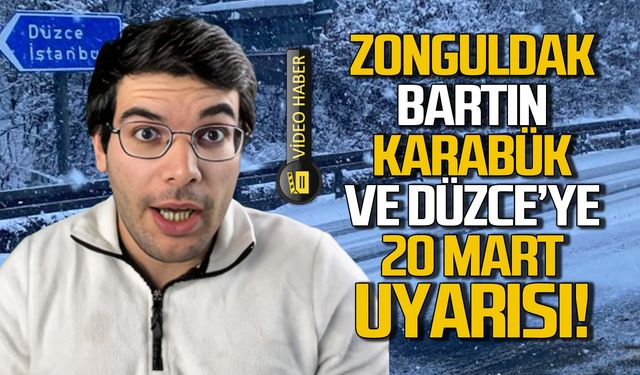 Zonguldak, Bartın, Karabük ve Düzce’ye yeniden kar geliyor