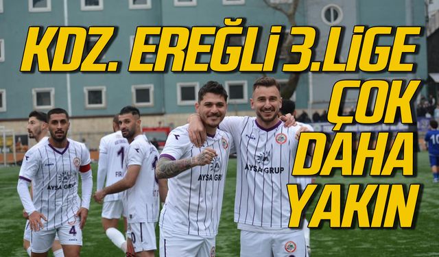 Ereğli 3.lige çok yakın 2-1