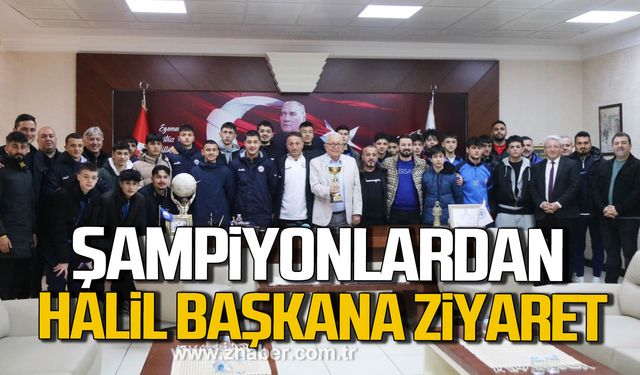 Kdz.Ereğli Belediyespor Kulübü U18 Takımından Halil Posbıyık'a ziyaret!