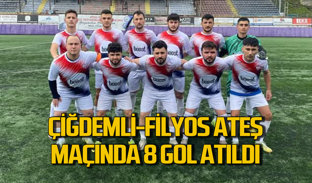 Filyos Ateşspor Çiğdemlispor'a gol yağdırdı!