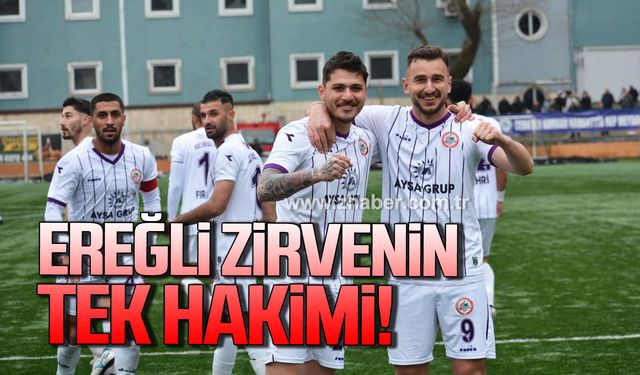 Kdz. Ereğli Belediyespor zirvenin tek hakimi!