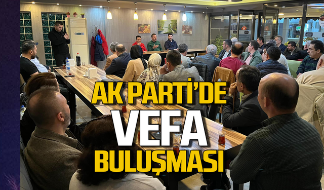 AK Parti’de vefa buluşması!