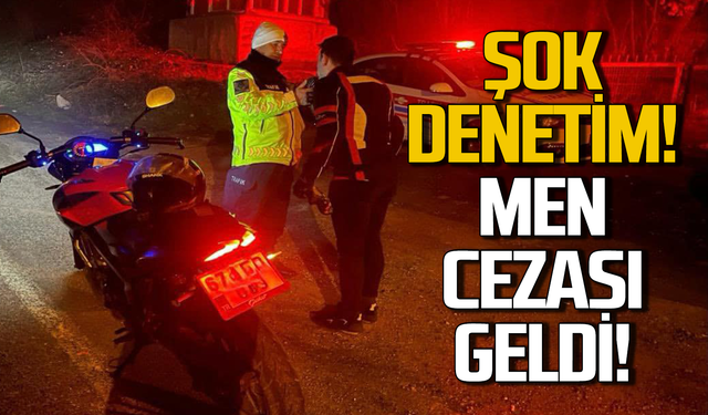 Emniyetten şok denetim! Men cezası yediler