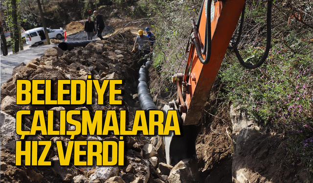 Zonguldak Belediyesi kanalizasyon çalışmalarına hız verdi!