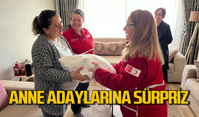 Zonguldak Kızılay’dan anne adaylarına sürpriz!