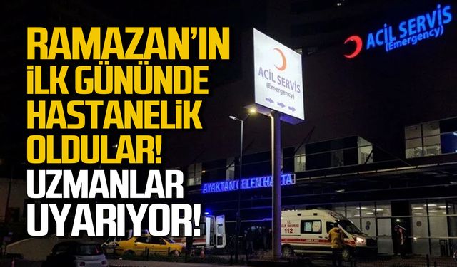 Zonguldak'ta Ramazan'ın İlk Gününde Acil Servislerde Yoğunluk Yaşandı