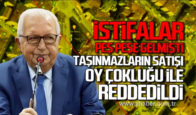 CHP'de istifalar peş peşe gelmişti! Taşınmazların satışı oy çokluğu ile reddedildi!