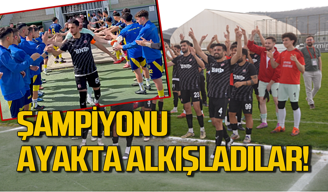 Çaycumaspor şampiyon Devrek'i ayakta alkışladı!