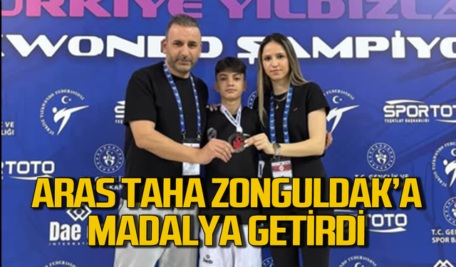 Zonguldaklı sporcu Türkiye ikincisi oldu!