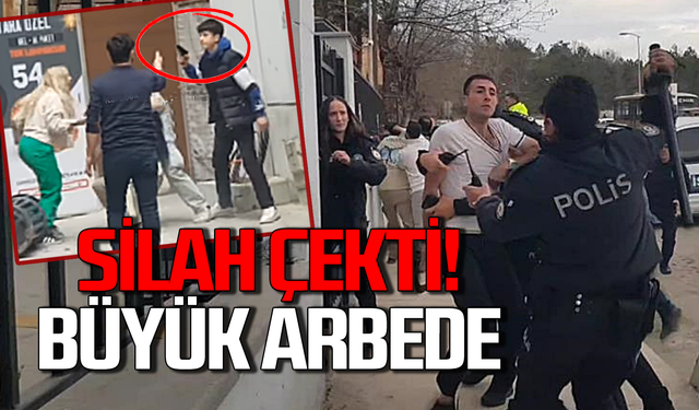 Silah çektiler, polis merkezinin önünde orak ve bijonla saldırdılar