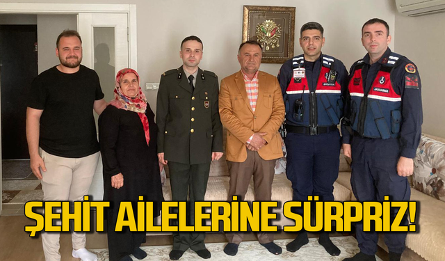 Çaycuma Kaymakamlığı'ndan şehit ailelerine sürpriz!