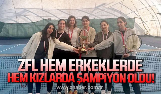 Zonguldak Fen Lisesi, erkeklerin ardından kızlarda da şampiyon oldu!