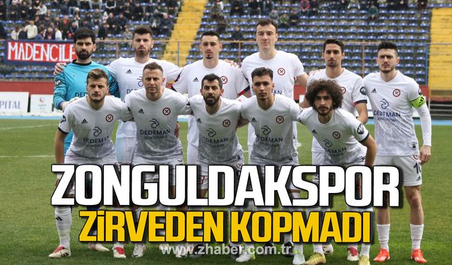 Temsilcimiz Zonguldakspor 4 hafta sonra galibiyetle tanıştı!