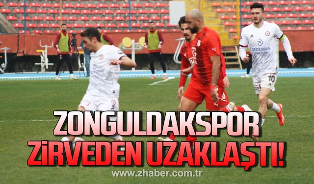 Temsilcimiz Zonguldakspor zirveden gittikçe uzaklaşıyor!