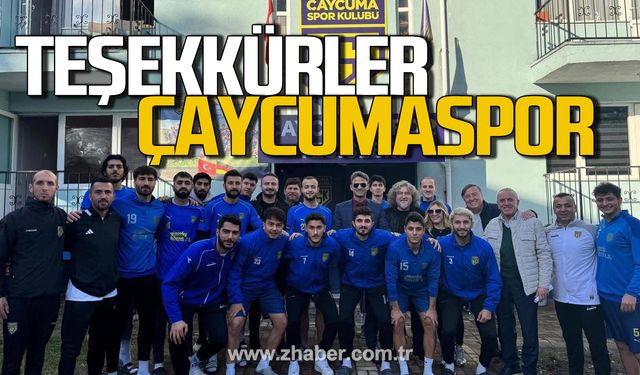 Savaş Çiloğlu Çaycumaspor'u tebrik etti!