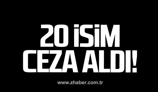 Disiplin Kurulu 20 ismin cezasını açıkladı!