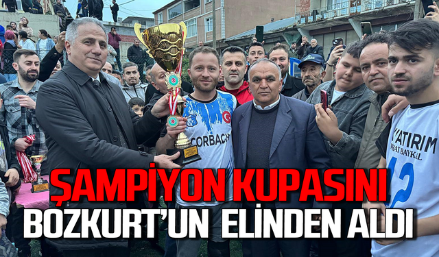 Şampiyonluk kupasını Saffet Bozkurt’un elinden aldılar!