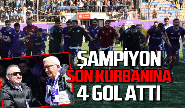 Ereğli Belediyespor son kurbanına 4 gol attı: Rekorların takımı