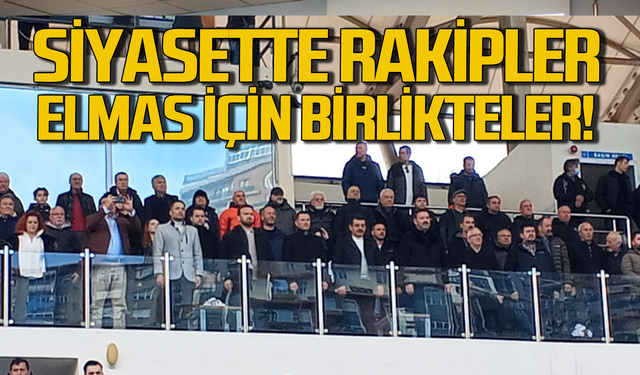 Zonguldakspor için protokolde birleştiler aynı safta maç izlediler!