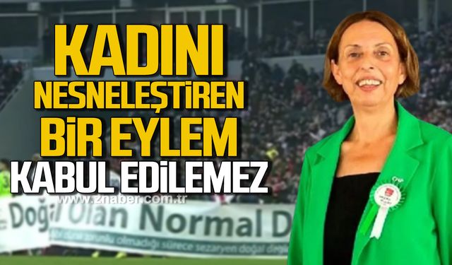Nazan Pulat'tan "Normal doğum" pankartına tepki! "Asla kabul edilemez"