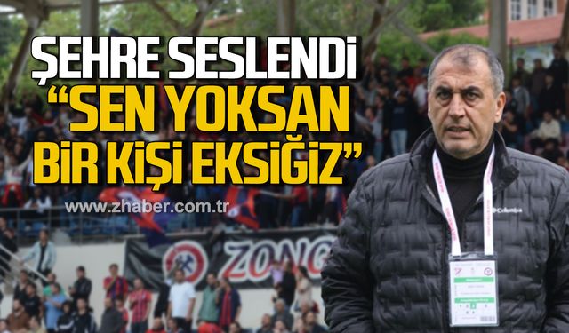 Şükrü Öztürk şehre seslendi: Sen yoksan bir kişi eksiğiz!