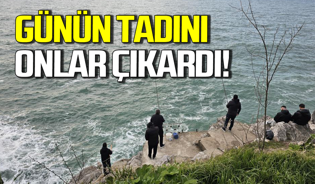 Zonguldak'ta balıkçılar hafta sonunun tadını çıkardı