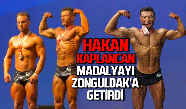 Zonguldaklı Hakan Kaplancan'ın büyük başarısı!: Kürsüye çıktı!
