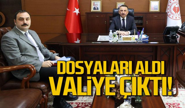 Dökmeci dosyaları aldı Vali Hacıbektaşoğlu ile görüştü!
