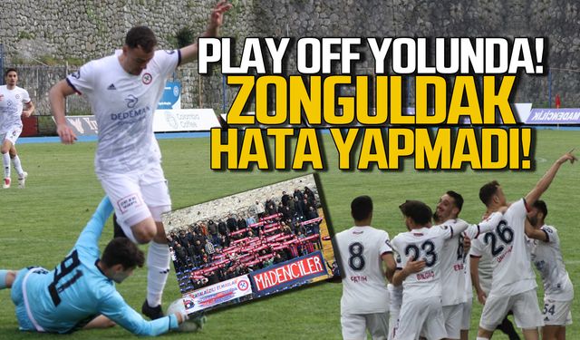 Play-off yolunda Zonguldakspor hata yapmadı (2-0)