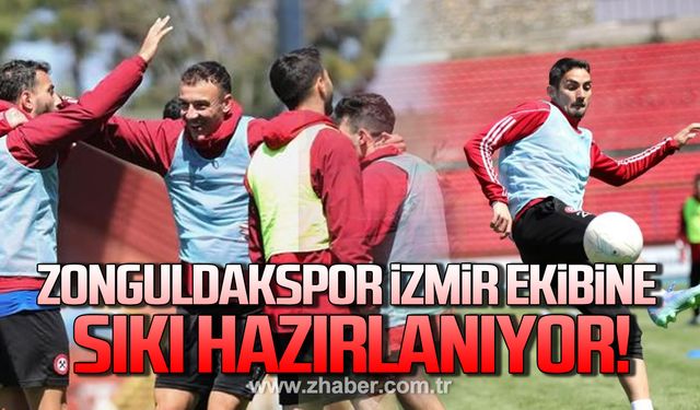 Zonguldakspor İzmir Çoruhlu FK maçı hazırlıklarını sürdürüyor!