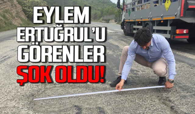 Eylem Ertuğrul yolun ortasında herkesi şaşkına çevirdi!