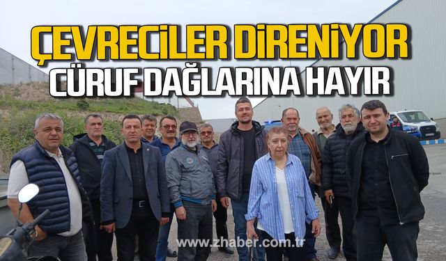 Kdz. Ereğli ve Alaplı'da çevreciler direniyor! "Cüruf dağlarına hayır"