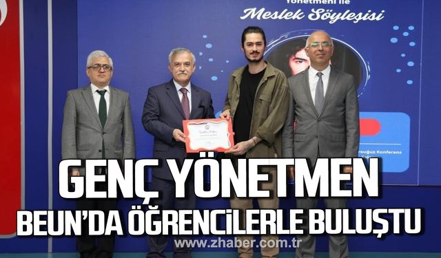 Genç yönetmen Mert Uzunmehmet BEUN'da öğrencilerle buluştu!