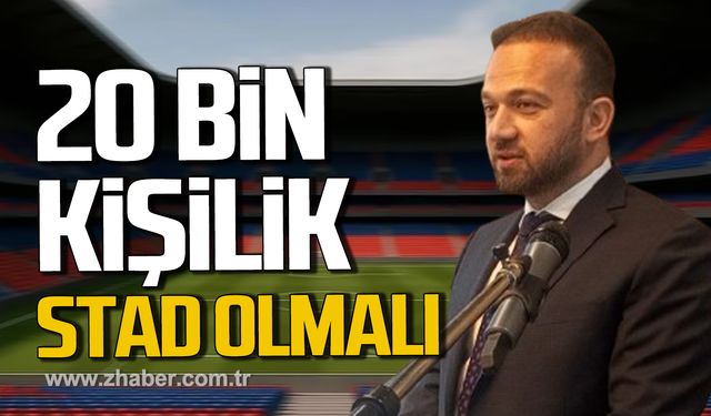 Harun Demir Bakacakkadı'yı işaret etti:  “20 bin kişilik stad olmalı”