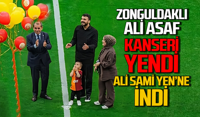 Zonguldaklı Ali Asaf Demir kanseri yendi Ali Sami Yen’e indi!